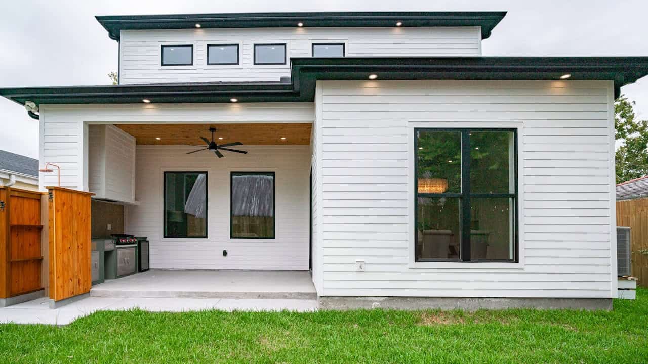 Protect siding from weed eater