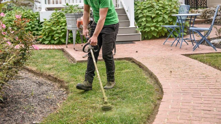 How to protect siding from weed eater.